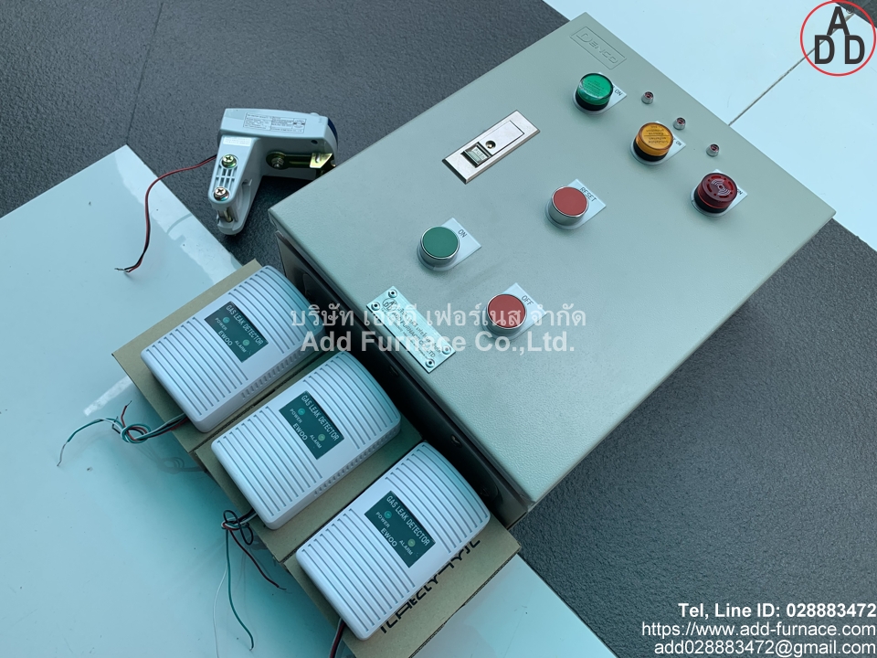 1Box Control, 3Sets Gas Detector, 1set Gas Shutoff Device(10)